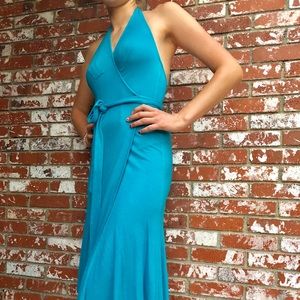 DIane Von Furstenberg Wrap halter dress